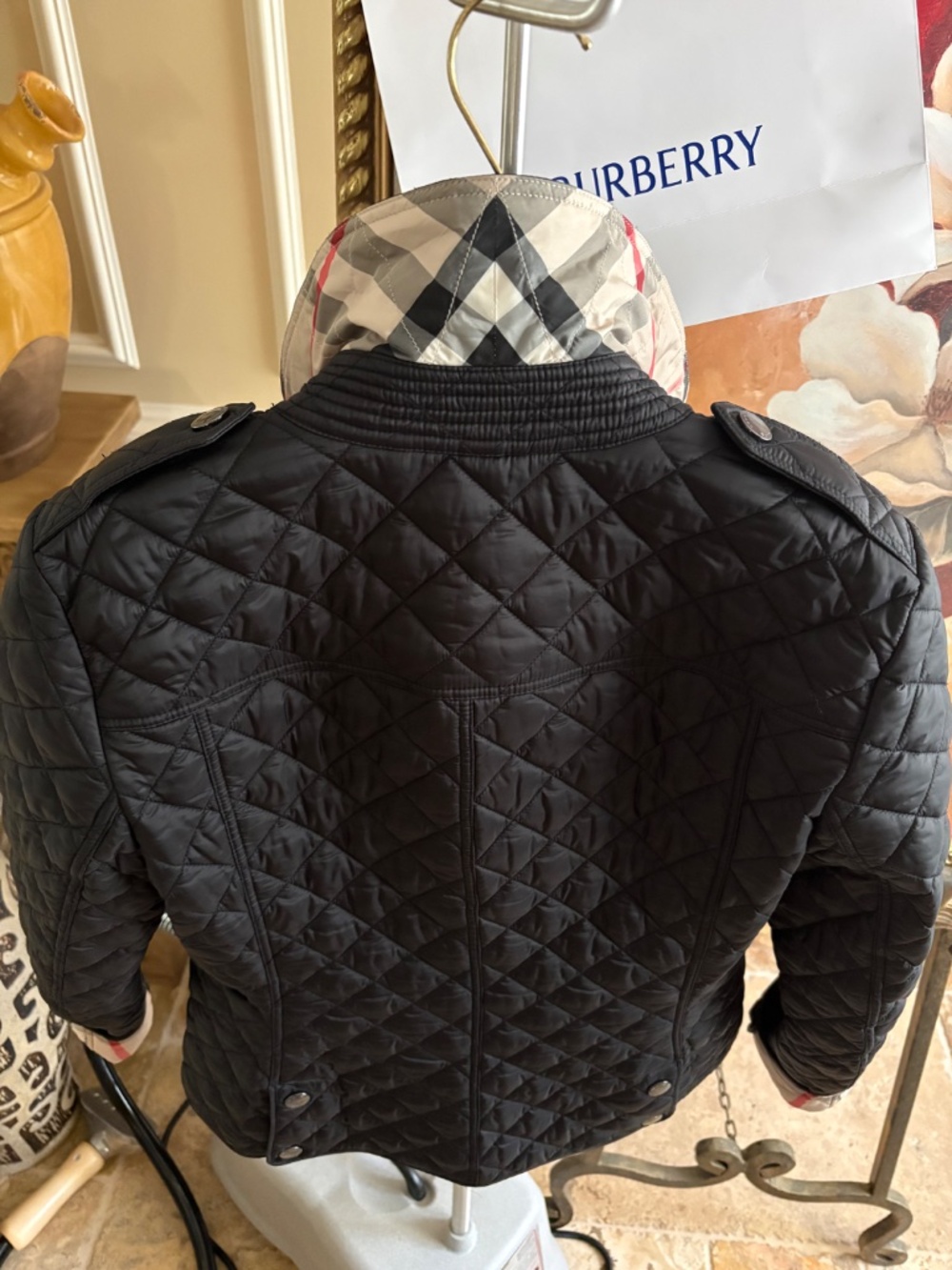🔥Classic BURBERRY QUILTED JACKET 🔥🍁 - Picture 4 of 9